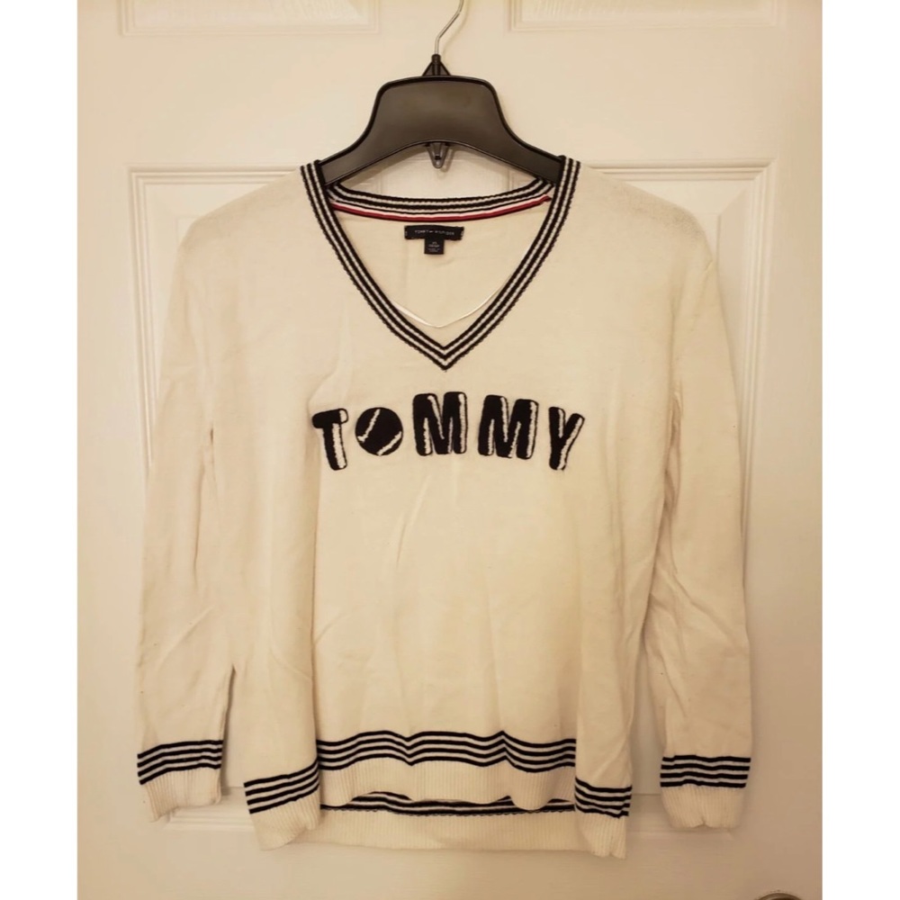 Tommy Hilfiger Logo sweatshirt ivory